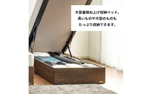 フランスベッド ファディアC3（跳上収納タイプ） マットレス シングル 　グレージュ（KGY）ハード  家具 F23R-342