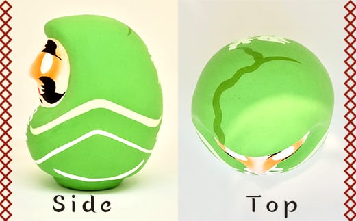 【群馬県】逢うふるさとチョイス 47都道府県オリジナル白河だるま  人形 工芸品 インテリア F23R-418