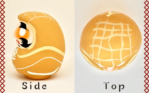 【千葉県】逢うふるさとチョイス 47都道府県オリジナル白河だるま  人形 工芸品 インテリア F23R-419