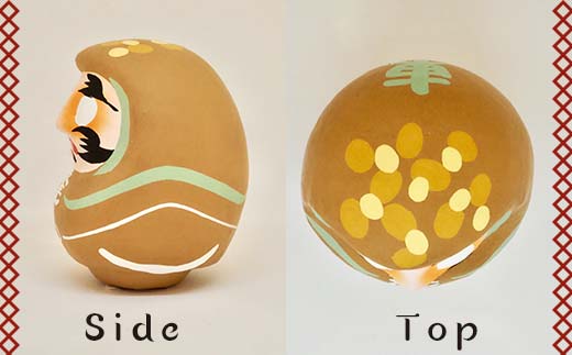 【東京都】逢うふるさとチョイス 47都道府県オリジナル白河だるま  人形 工芸品 インテリア F23R-421