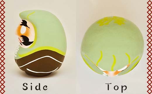 【静岡県】逢うふるさとチョイス 47都道府県オリジナル白河だるま  人形 工芸品 インテリア F23R-426