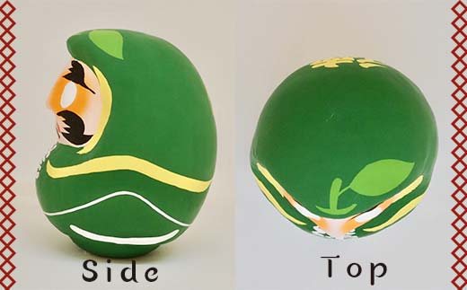 【徳島県】逢うふるさとチョイス 47都道府県オリジナル白河だるま  人形 工芸品 インテリア F23R-444