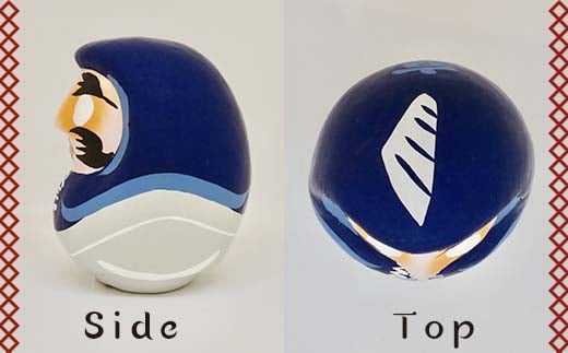 【高知県】逢うふるさとチョイス 47都道府県オリジナル白河だるま  人形 工芸品 インテリア F23R-446