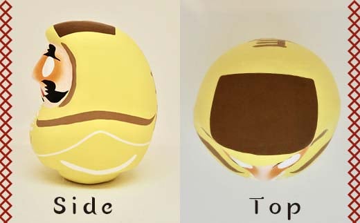 【長崎県】逢うふるさとチョイス 47都道府県オリジナル白河だるま  人形 工芸品 インテリア F23R-450