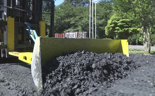 除雪に大活躍！フォークリフトアタッチメント パワーブレード  雑貨 F23R-456