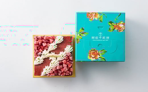 銀座千疋屋 ストロベリーアイスケーキ  アイス デザート スイーツ 菓子 食品 F23R-592