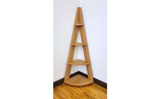 家具職人が作るツリー型コーナーラック  家具 F23R-619