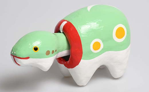 干支べこ（へび）  人形 工芸品 インテリア F23R-803