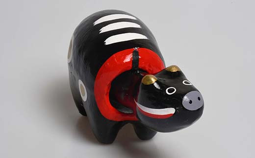 干支べこ（うし）  人形 工芸品 インテリア F23R-807