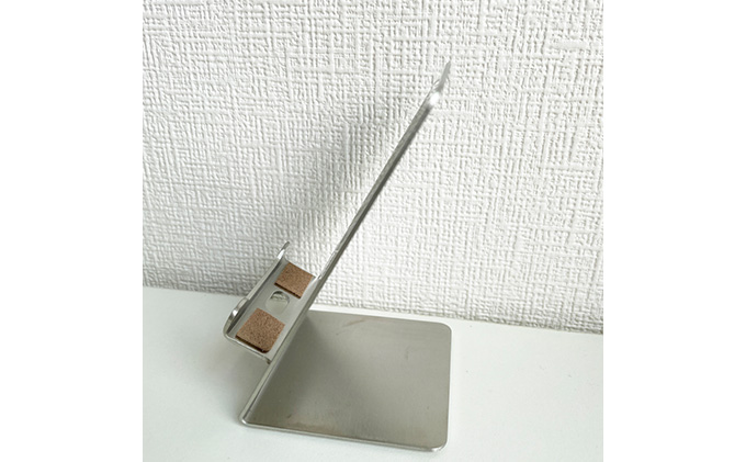 スマホスタンド（組子） 雑貨 小物 スマートフォン スマホ用 携帯用 アクセサリー ステンレス 動画 テレワーク