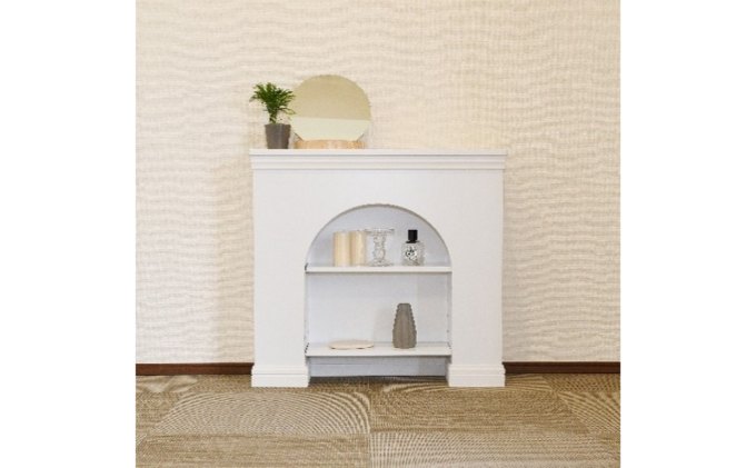 マントルピース 雑貨 インテリア 収納棚 おしゃれ 日本製 組立済み 完成品 ※沖縄・離島への配送不可