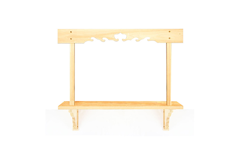 神棚 幕板 棚板 棚受けセット 木工職人の手作り 天然木スプルース ※沖縄・離島への配送不可