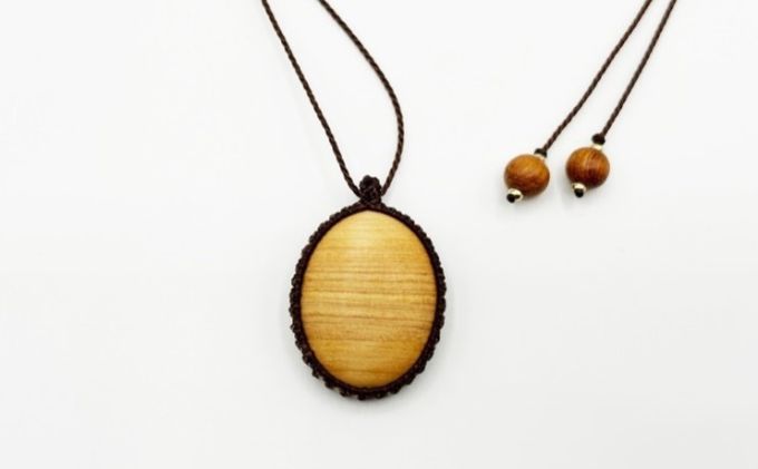 西川材ペンダント(オーバル)[52210900]