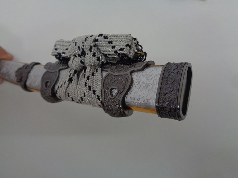 創業80余年 森泉人形の太刀一本飾り 銀[52210984]