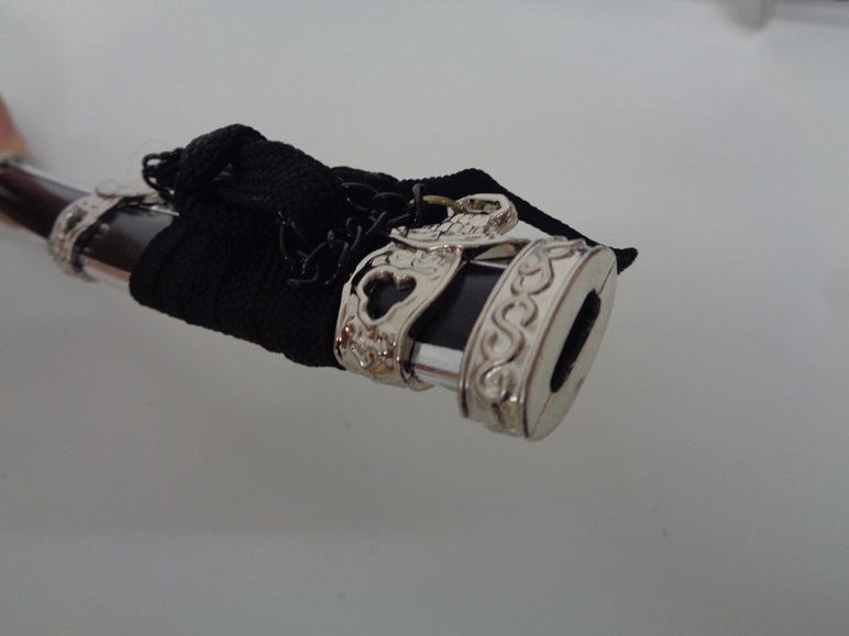 創業80余年 森泉人形の太刀一本飾り 黒[52210985]