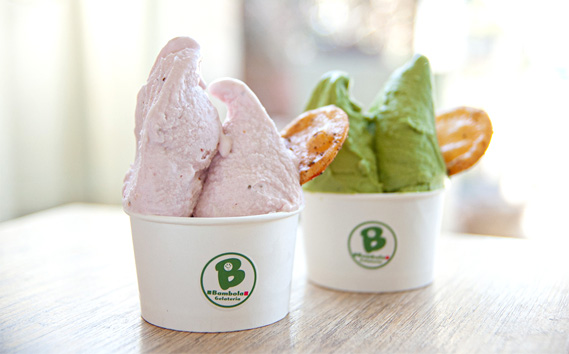 老舗煎餅店プロデュースのジェラート おまかせ6個セット＊煎餅付＊