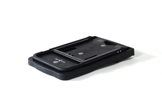 花岡車輌 車輪もたためる台車 フラットフラットカート 軽量 コンパクト ブラック F-CART2