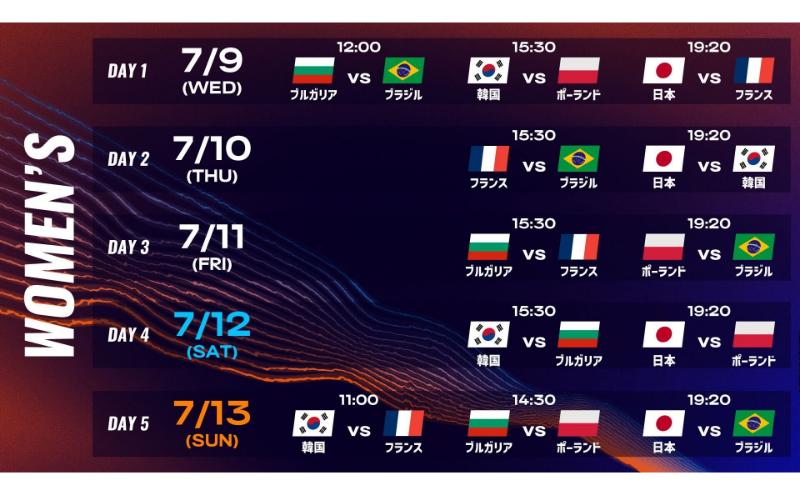 「買取大吉 バレーボールネーションズリーグ 2025 千葉大会」海外戦 女子：スタンド自由席+日本戦 女子：スタンドBコーナー＋特別体験プログラム(プラスプラン)　【7/10(木)15:30～【女子】フランス×ブラジル　19:20~【女子】日本×韓国＋特別体験プログラム】