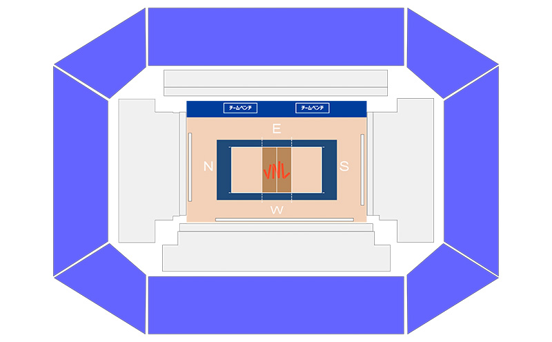 「買取大吉 バレーボールネーションズリーグ 2025 千葉大会」海外戦チケット：スタンド自由席　2枚【7/12(土)15:30~【女子】韓国×ブルガリア】