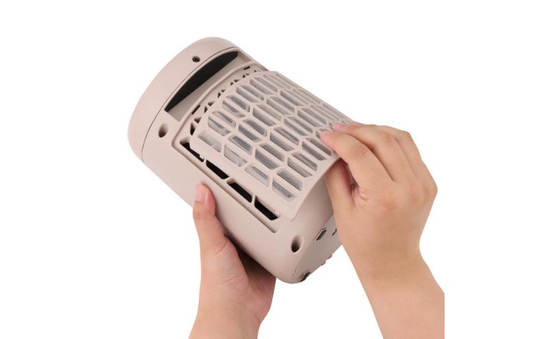 ホームコーディ　コンパクトセラミックファンヒーター　ピンク イオンリテール 家電