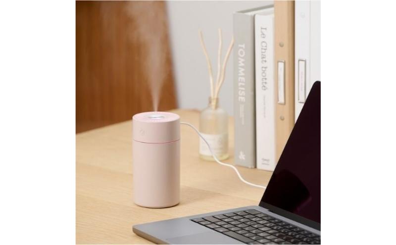 ホームコーディ　USBレインボーライト加湿器　グレージュ イオンリテール 家電