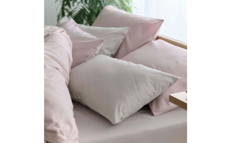 ホームコーディ　まくらカバー　無地　43cm×63cmまくら用 ピンク イオンリテール 寝具