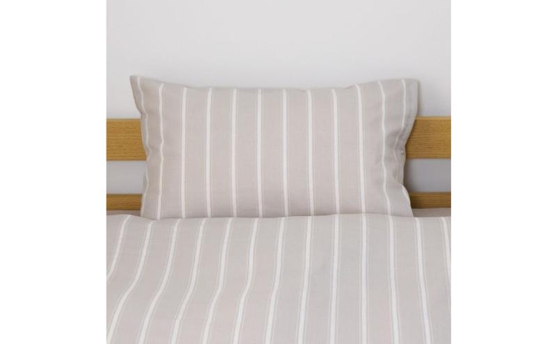 ホームコーディ　まくらカバー（柄） 43cm×63cmまくら用 グレージュ2 イオンリテール 寝具