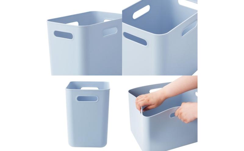 ホームコーディ　やわらか収納ボックスハーフ　深型　ホワイト　2個入 イオンリテール 家具