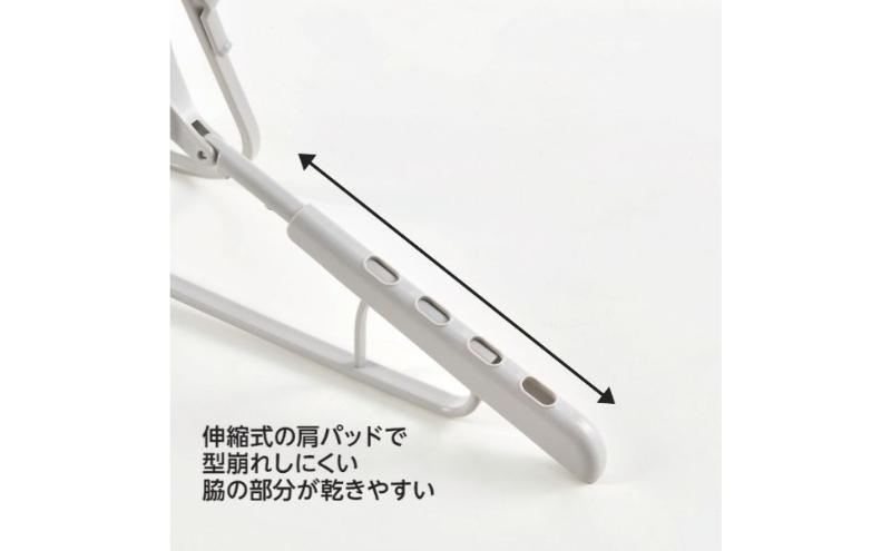 ホームコーディ　乾きやすい　パーカーハンガー　3本入 イオンリテール 日用品