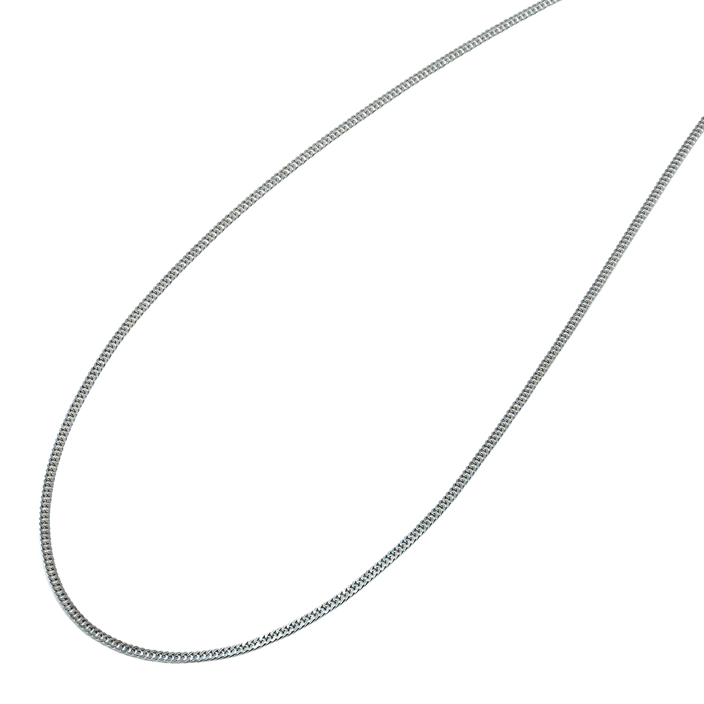 純プラチナ 2面ダブル 喜平ネックレス 60cm純金 金 貴金属 ネックレス 装飾 希少 高級 記念 金属