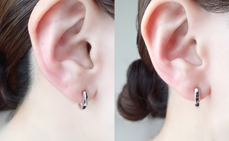 Degodd デゴッド　落ちないイヤリング　SVプレーン　小さいイヤリング　シンプル　仕事用　アクセサリー