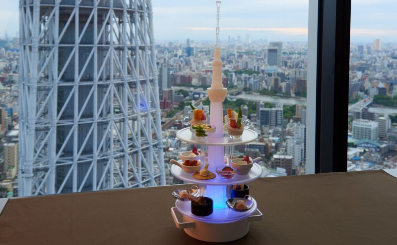 天空LOUNGE TOP of TREE「記念日におすすめ乾杯ドリンク付き 国産牛ステーキコース」 ペア ランチ 食事券