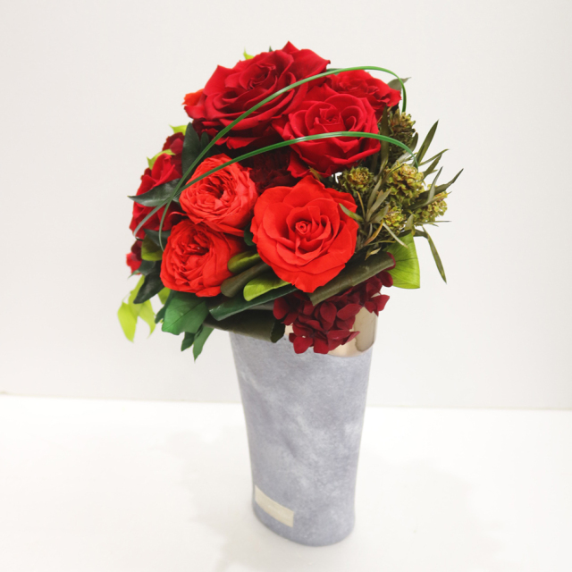 ローザトール 花 お花 プリザーブドフラワー ギフト プレゼント お祝い 誕生日 お供え アレンジ インテリア 東京都 墨田区【パープル】