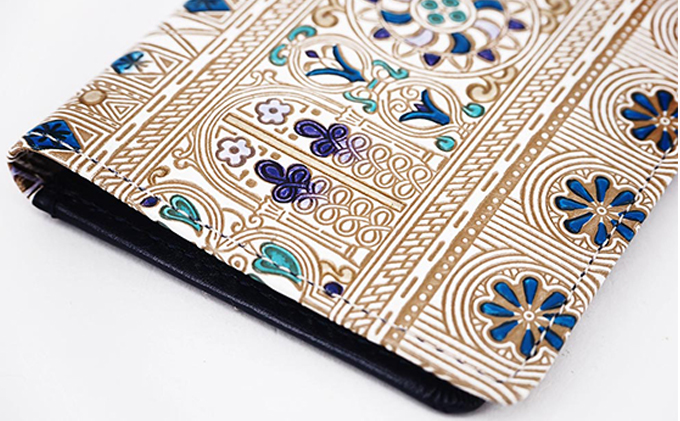 パスケース アポロン ブルー 文庫屋大関 名刺入れ カードホルダー 名刺ケース 名刺ホルダー カード入れ 定期入れ 定期ケース 雑貨 生活雑貨 小物 革小物 革製品 本革 日用品 民芸品 工芸品 東京 東京都 墨田区