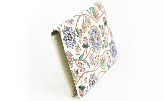 パスケース ダリア コバルトブルー 文庫屋大関 名刺入れ カードホルダー 名刺ケース 名刺ホルダー カード入れ 定期入れ 定期ケース 雑貨 生活雑貨 小物 革小物 革製品 本革 日用品 工芸品 東京 東京都 墨田区