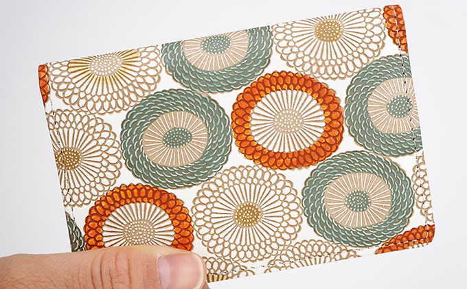 パスカードホルダー 笠菊 若草 文庫屋大関 名刺入れ パスケース カードホルダー 定期入れ 革製品 革小物 大容量 ファッション小物 定期券入れ Suica入れ パスモケース 日用品 雑貨 東京 東京都 墨田区