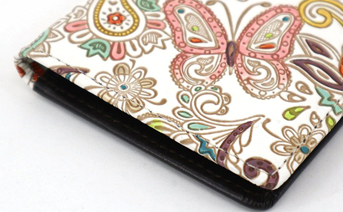 パスケース ペイズリー 文庫屋大関 名刺入れ カードホルダー 名刺ケース 名刺ホルダー カード入れ 定期入れ 定期ケース 雑貨 生活雑貨 小物 革小物 革製品 本革 日用品 民芸品 工芸品 東京 東京都 墨田区