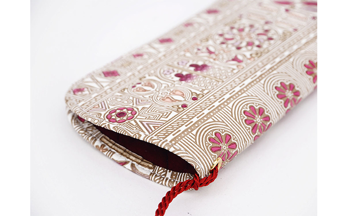 【文庫屋大関】メガネケース　アポロン＜ピンク＞【皮革工芸品】 ファッション小物 民芸品