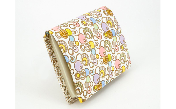 【文庫屋大関】箱まち小銭入れ　ポッピンソーダ【皮革工芸品】 ファッション小物 財布 民芸品