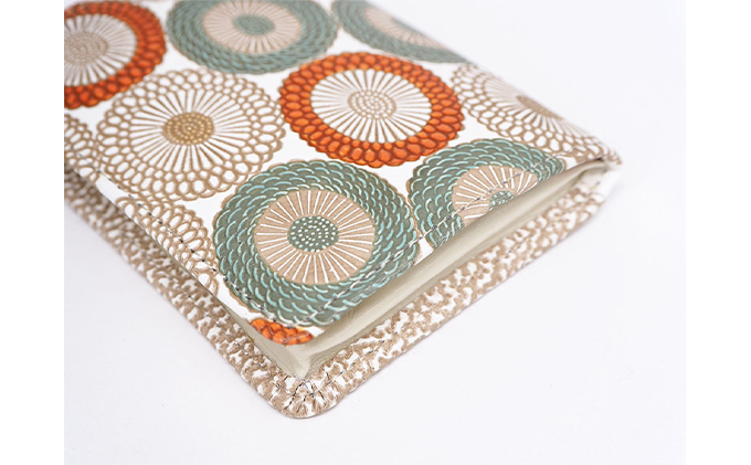 【文庫屋大関】箱まち小銭入れ　笠菊＜若草＞【皮革工芸品】 ファッション小物 財布 民芸品