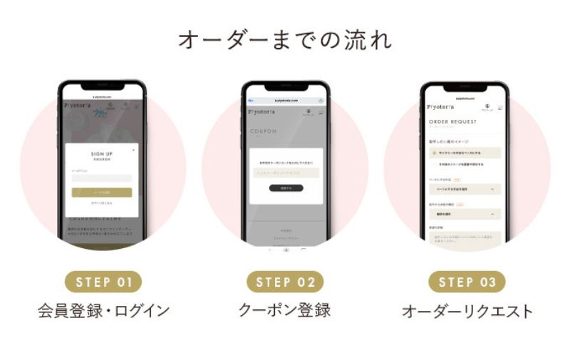 Piyotoria オーダーメイド お仕立て券 【50,000円分】 特別 ドレス 子供服 ベビードレス　ウェディングドレス ファッション フォーマル 子供用ドレス 赤ちゃん用ドレス 結婚式 パーティー