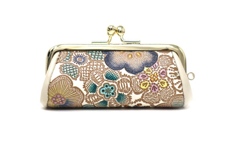 【文庫屋大関】印鑑ケース 春らんまん〈瑠璃〉【皮革工芸品】 革製品 工芸品 民芸品 牛革 小物入れ お祝い ギフト プレゼント 墨田区 東京都