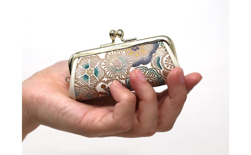 【文庫屋大関】印鑑ケース 春らんまん〈瑠璃〉【皮革工芸品】 革製品 工芸品 民芸品 牛革 小物入れ お祝い ギフト プレゼント 墨田区 東京都