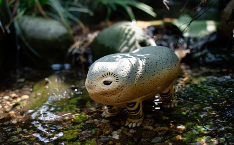 虎子石 / standard / CHUKU JAPONISM 置物 オブジェ 飾り インテリア 浮世絵 幻獣 手作り 手作業 日本製 プレゼント ソフビフィギュア ケンエレファント　墨田区 東京