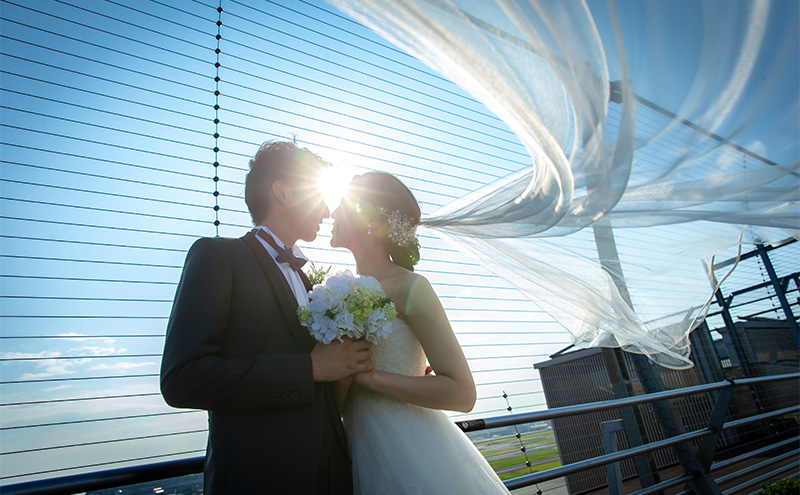 スカイウェディング羽田 フォトウェディング 1万円分割引チケット 羽田 空港 結婚式 フォト ウェディング サロン チケット 前撮り 飛行機 SKY WEDDING HANEDA 東京都 大田区