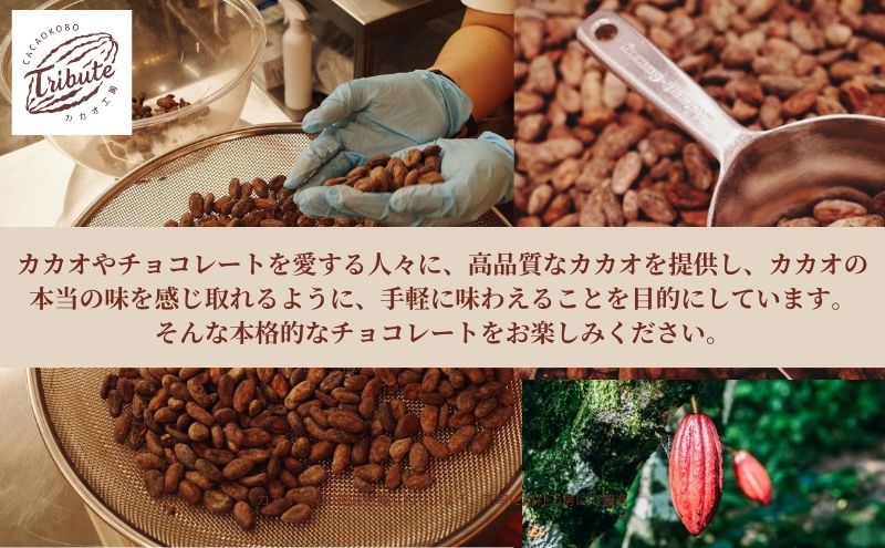 自社工房製造チョコレートバーおまかせ4枚