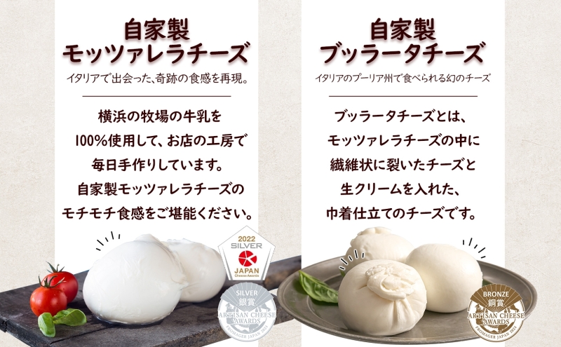 3ヶ月定期便 チーズ 4種 詰め合わせ 各1個 Osteria e Bottega S モッツァレラ ブラッターチーズ スカモルツァアフミカータ 神奈川県 茅ケ崎市 加工食品 乳製品 牛乳 手作業 ミルク 銀賞 幻のチーズ スモーク 塩漬け 美味しい  おつまみ ピザ