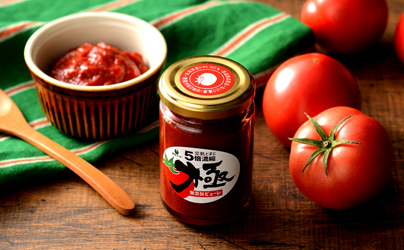 トマトピューレ「極」 140g×3個 とまと トマト ソース お取り寄せ 新潟