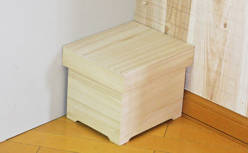 【桐米びつ 5kg入れ用】 シンプルデザイン 一合マス付き 米櫃