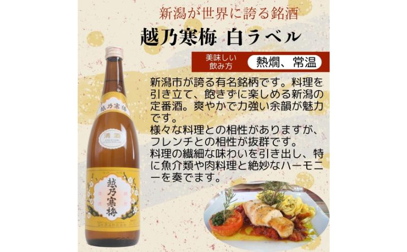 日本酒 飲み比べセット 越後銘門酒会 新潟市の銘酒 飲み比べ 720ml×5本 （越乃寒梅 越乃八豊 越の関 雪乃風雪 越路吹雪）N725A 新潟 セット 辛口 ギフト 正月 年越し